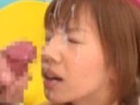 飛び過ぎ大量発射総集編！顔射を待つ女の子たちもあまりの勢いに「うっ！」ってなる