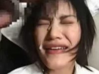 「やめなさい！」女教師を縛り「うるせー！」ぶっかけ「顏上げろ！」顔射「口開けろ！」口内発射