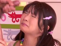 いきなり顔射「うっうう..いっぱい出る！」大粒の一撃目からドロドロくる追撃精子