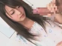 初めてのデカチンを不思議そうにシコシコ「あっ！」ドクドク出てくる精子【みなもとしずか】