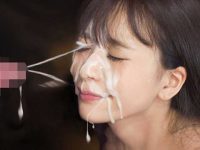 顔射の美学！少しくらい離れてても美女の顔面を精子まみれにする一撃バズーカ発射