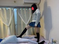 みーなちゃんからの刺客！？美脚無邪気女子ららちゃん 初対面女子に電気アンマで逝かされまくる